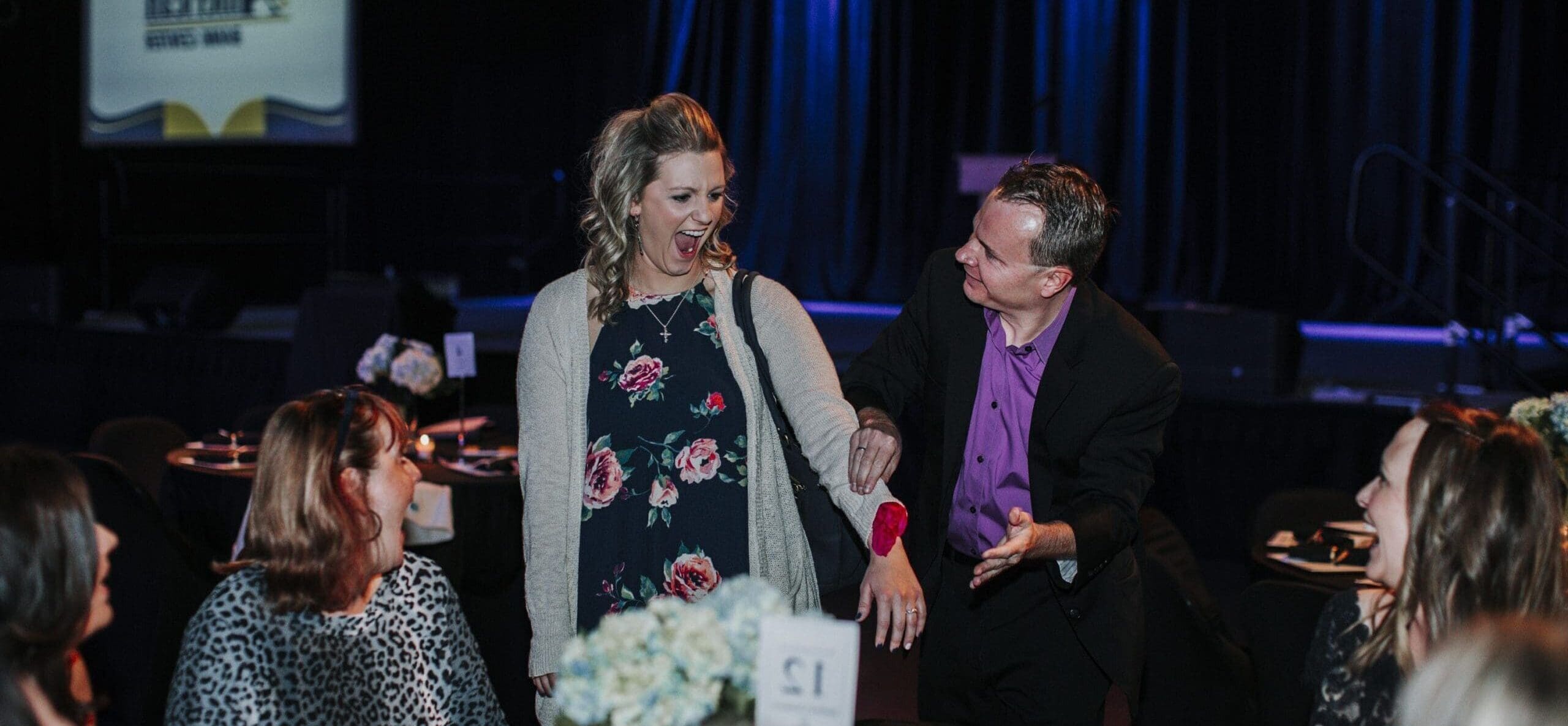 Corporate event magic